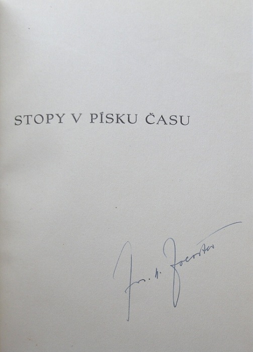 Foerster, Josef Bohuslav - Stopy v písku času