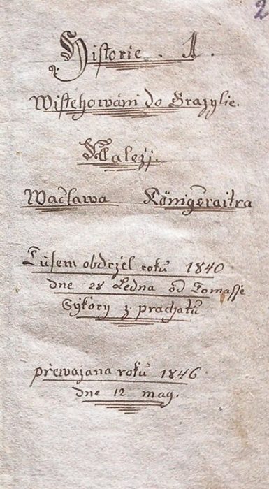 Kraméryus, W. Rodomil - Wystěhowancy do Brazýlie, aneb Chalaupka u Jygytonhonhy