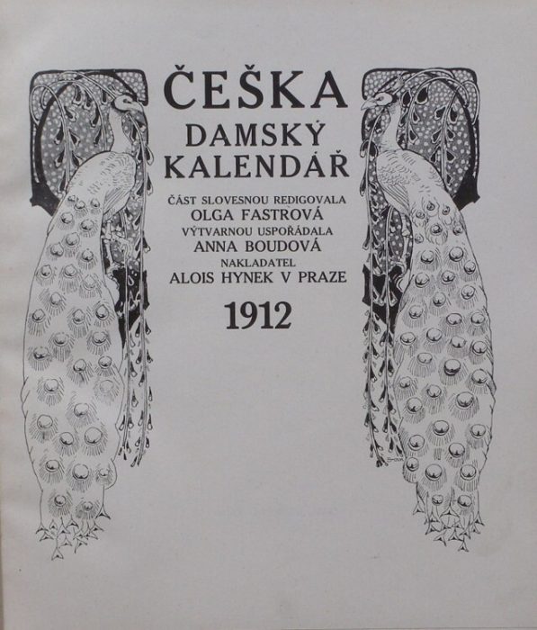 Češka Dámský kalendář 1912