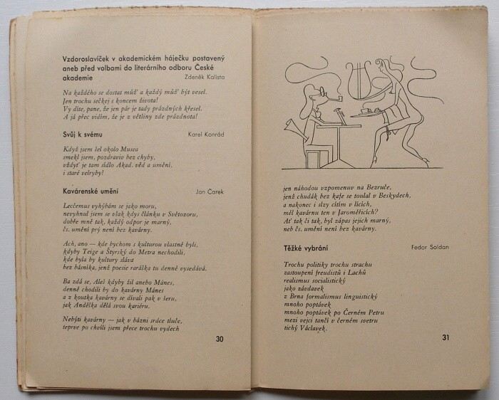 Verše na zeď, sborníček satiry a ironie na rok 1937