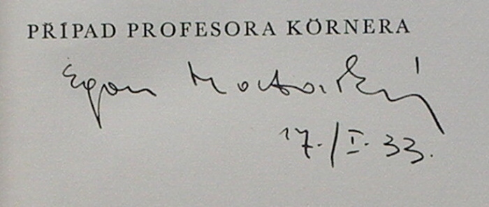 Hostovský, Egon - Případ profesora Körnera