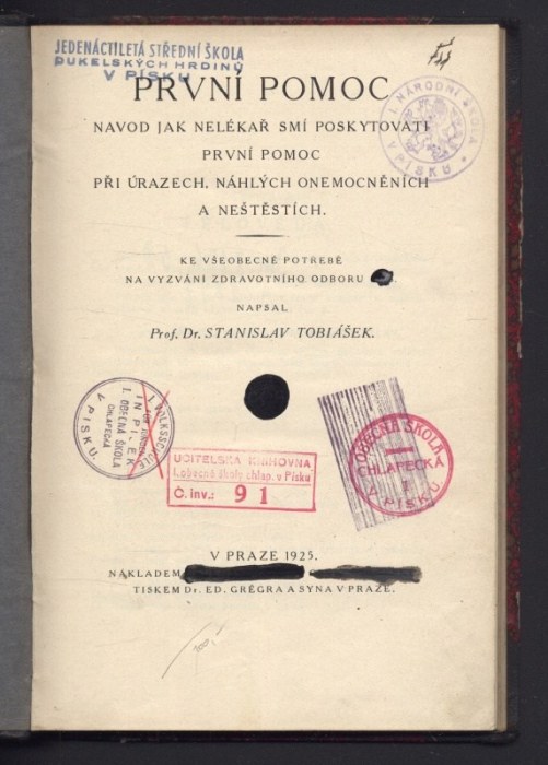 Tobiášek, Stanislav - První pomoc