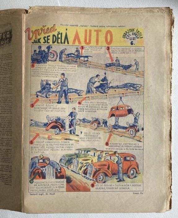Vpřed 1946 (nekompletní 2. ročník, 37 čísel)