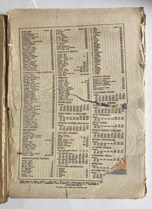 Vpřed 1946 (nekompletní 2. ročník, 37 čísel)