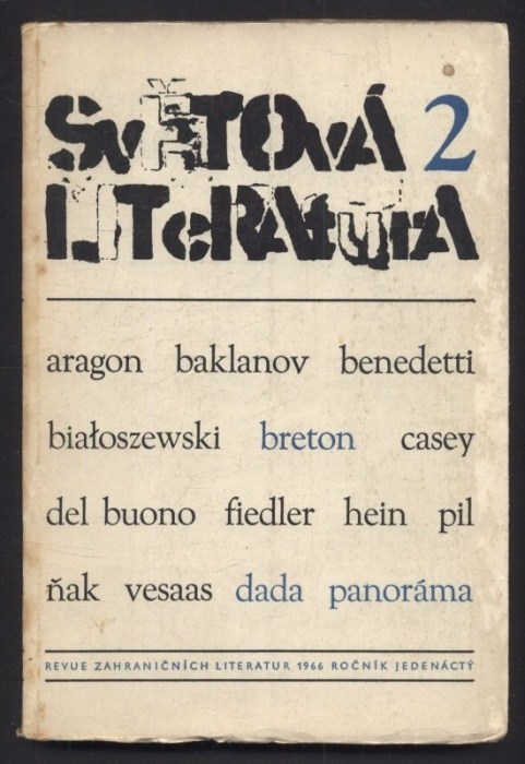 Světová literatura 1966 (kompletní 11. ročník, 6 čísel)