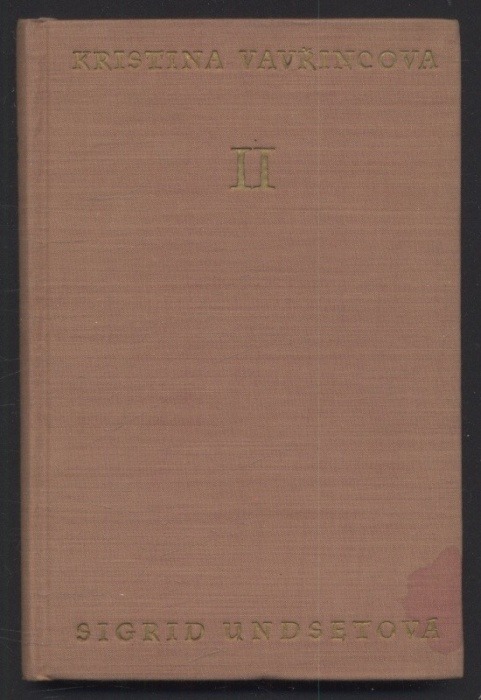 Undsetová, Sigrid - Kristina Vavřincová: I - Věnec, II - Paní, III - Kříž (3 svazky v papírovém boxu)