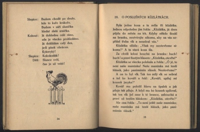 Prvosenky - Čítanka pro školy obecné - Díl I. - pro druhý školní rok