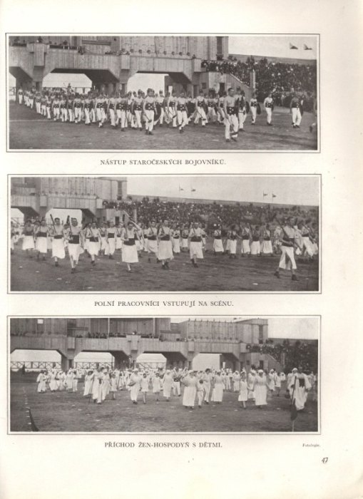 Památník Světozora na 8. slet všesokoloský v Praze 1926