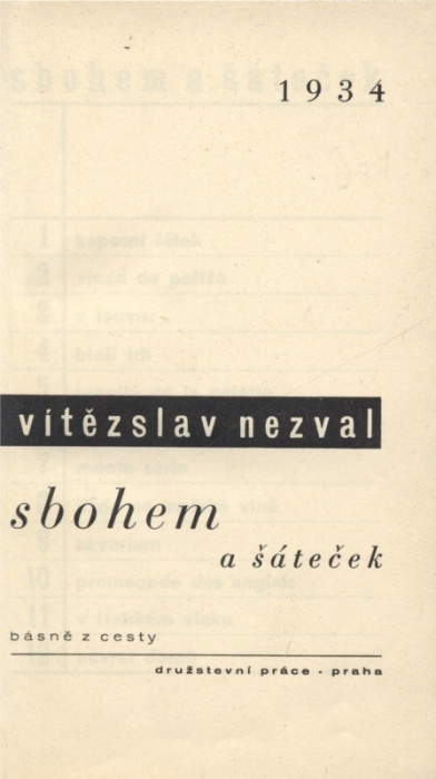 Nezval, Vítězslav - Sbohem a šáteček