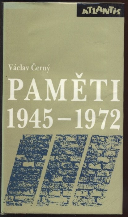 Černý, Václav - Paměti I 1921-1938, Paměti II 1938-1945, Paměti III 1945-1972