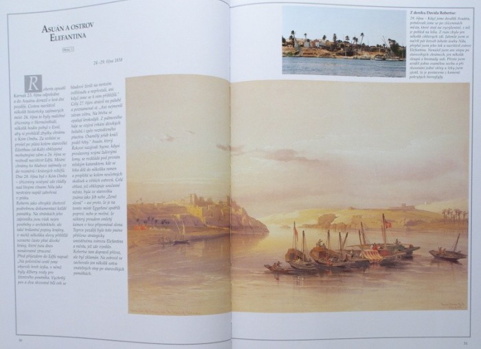 Bourbon, Fabio; Attini, Antonio - Egypt včera a dnes: Litografie Davida Robertse, R. A.