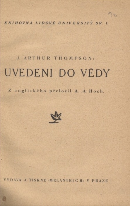 Thompson, J. Arthur - Uvedení do vědy