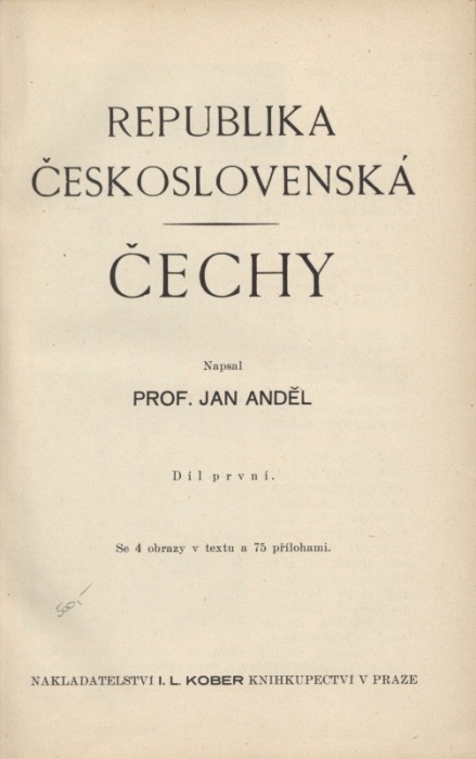 Anděl, Jan - Československá republika