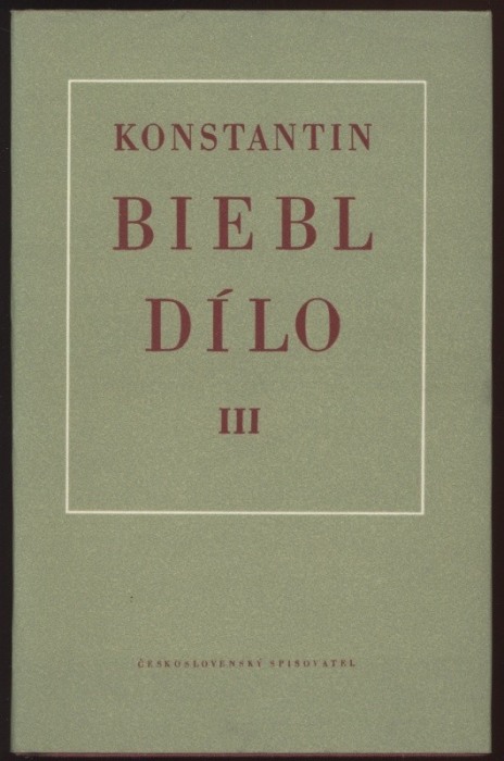 Biebl, Konstantin - Dílo 1-5