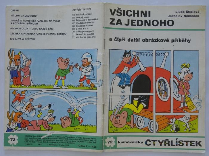Čtyřlístek 072 - Všichni za jednoho