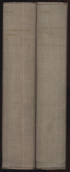 Remy, Heinrich - Anorganická chemie 1-2