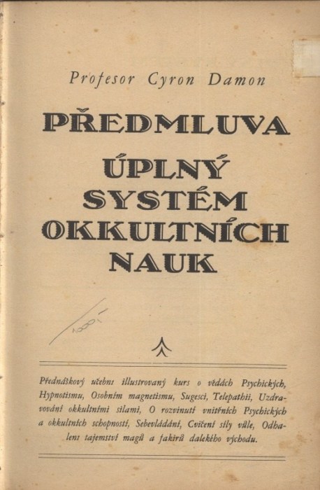 Damon, Cyron - Úplný systém okkultních nauk