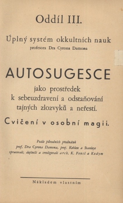 Damon, Cyron - Úplný systém okkultních nauk