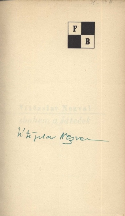 Nezval, Vítězslav - Sbohem a šáteček