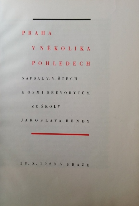 Štěch, V. V. - Praha v několika pohledech
