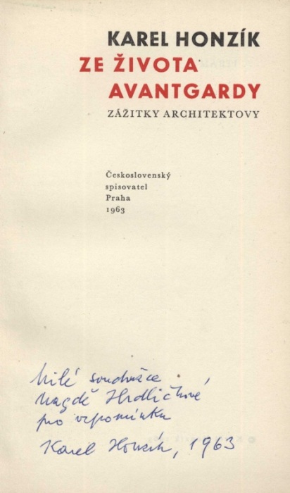 Honzík, Karel - Ze života avantgardy
