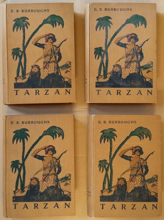Burroughs, Edgar Rice - Tarzan 1-7 (ve čtyřech svazcích)
