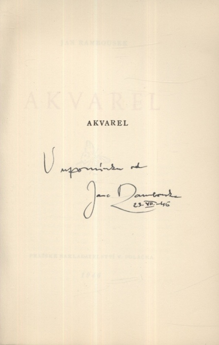 Rambousek, Jan - Akvarel