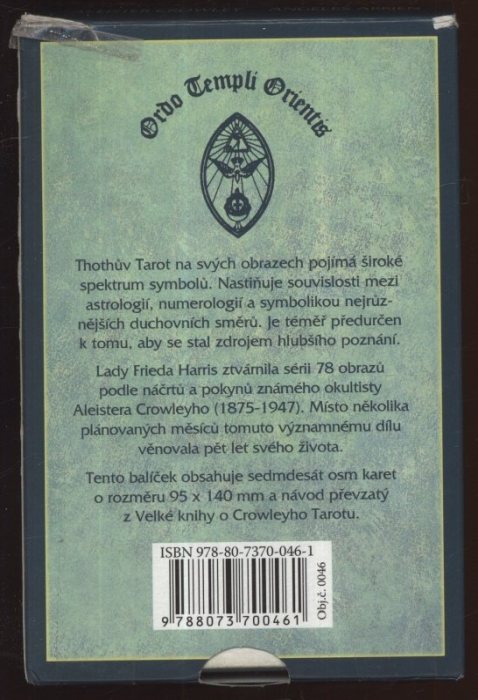 Crowley, Aleister - Velký Thothův Tarot (vykládací karty  plus  výkladové metody a významy karet podle Angeles Arrien)