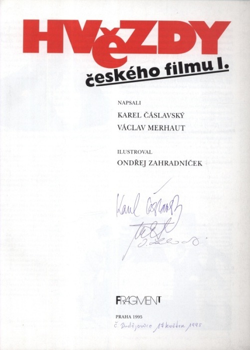 Čáslavský, Karel; Merhaut, Václav; Zahradníček, Ondřej - Hvězdy českého filmu I.
