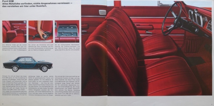 Ford 20M / Ford 20M TS (reklamní prospekt) německy