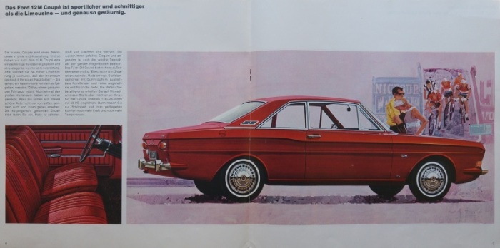 Ford 12M (reklamní prospekt) německy