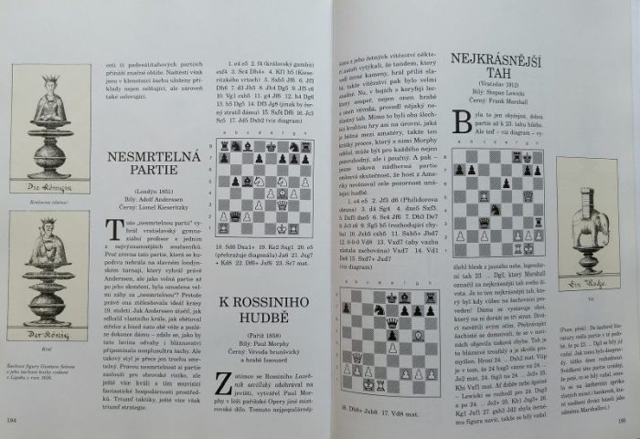 Finkenzeller, Roswin; Ziehr, Wilhelm; Bührer, Emil M. - Šachy. 2000 let, Hra, dějiny, mistrovské partie