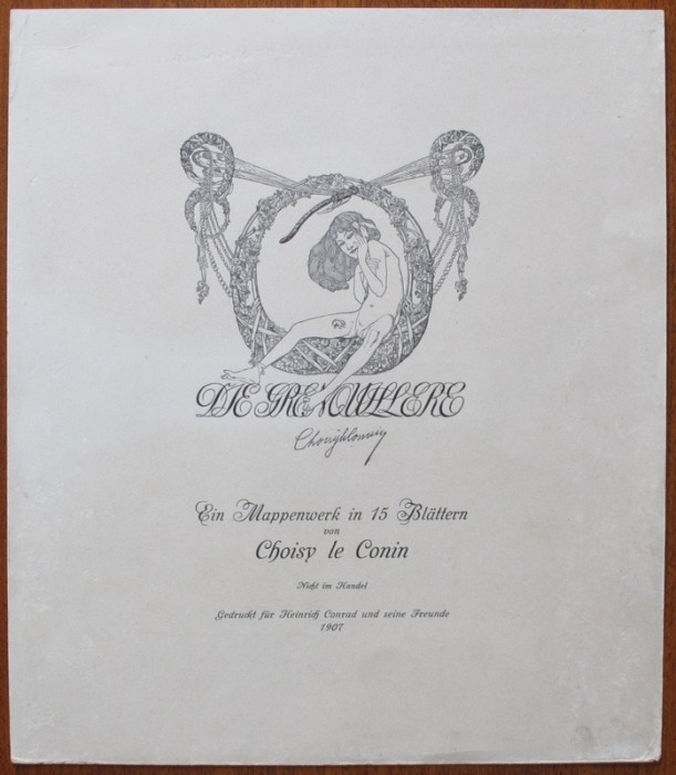 Choisy le Conin (d.i. Franz von Bayros) - Die Grenouillere. Ein Mappenwerk in 15 Blättern.