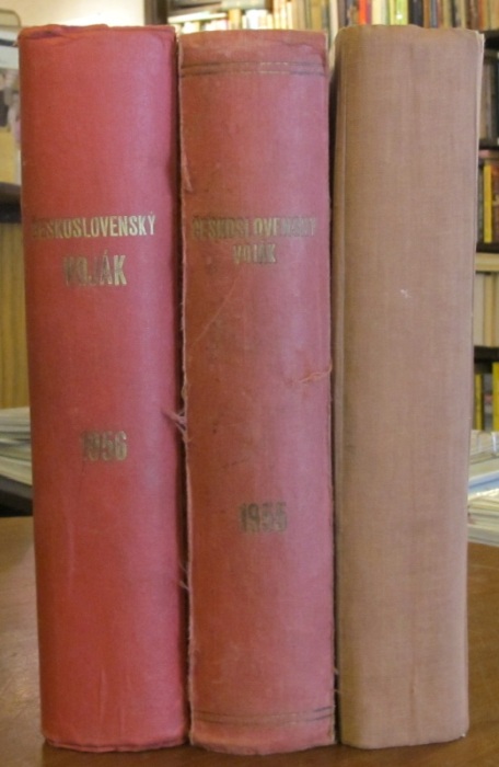 Československý voják 1955 (nekompletní 4. ročník, chybí číslo 2 a 6, 24 čísel) vázáno