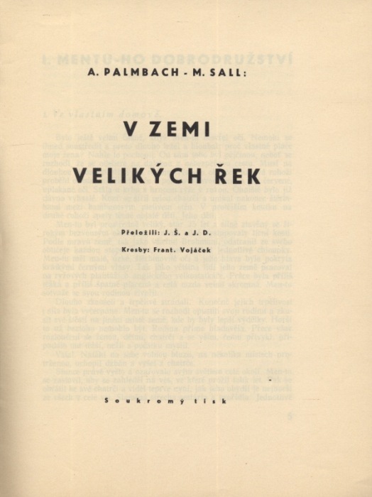 Palmbach, A.; Sall, M. - V zemi velkých řek