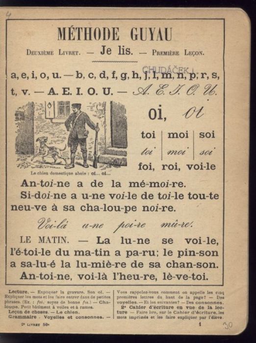 Je lis. Livret II. Méthode Guyau. La Lecture facilitée par l'Ecriture.