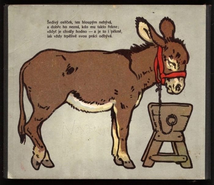 Autor neuveden - Dítky jsou zviřátek přátelé, vespolek si hrají vesele (leporelo)