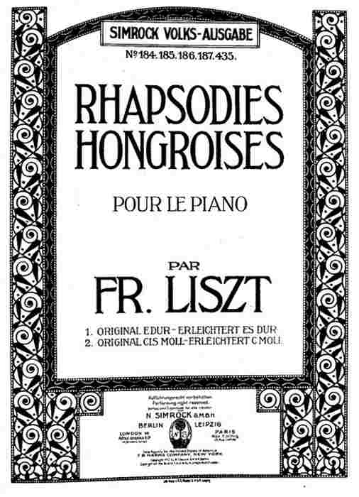 Liszt, Fr. - Rhapsodien No. 2