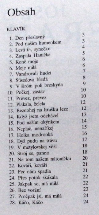 Beran, Josef - Národní písně II