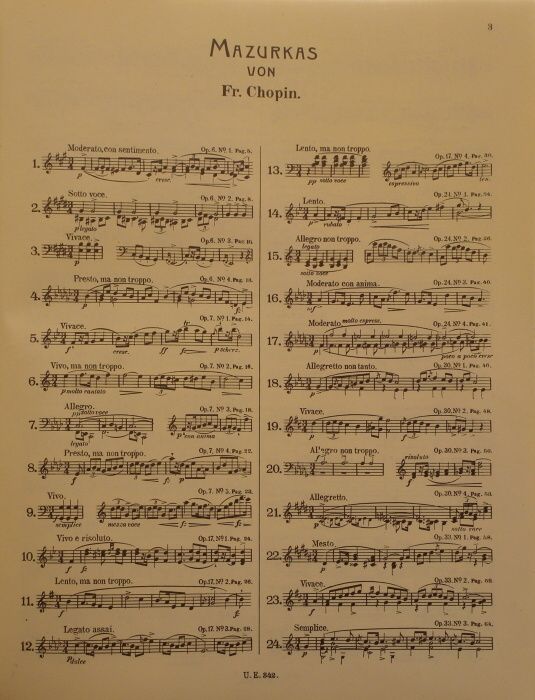 Chopin, Frederyk - Walses / Mazurkas / Polonaises (Raoul Pugno) v jednom svazku