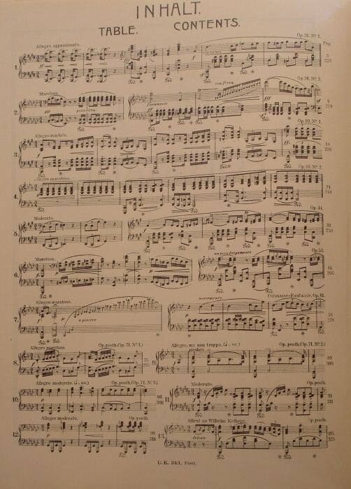 Chopin, Frederyk - Walses / Mazurkas / Polonaises (Raoul Pugno) v jednom svazku