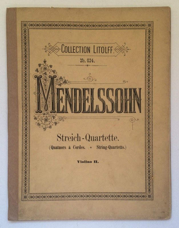 Bartholdy, Felix Mendelssohn - Streich-Quartette / smyčcové kvarteto (4 svazky)