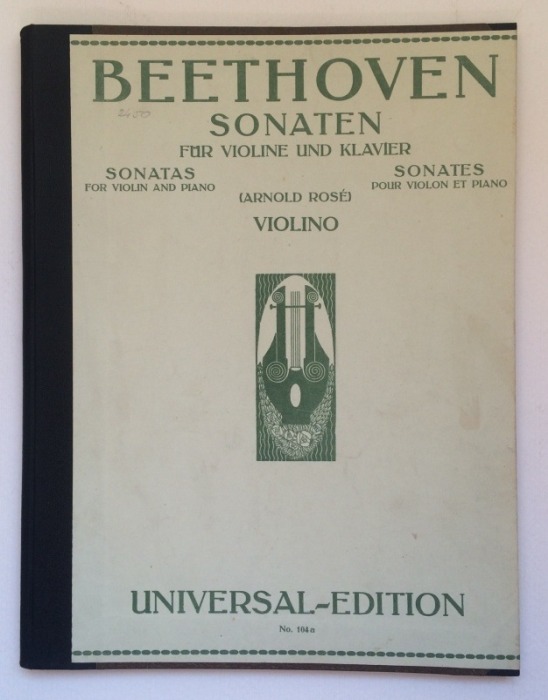 Beethoven, Ludwig van - Sonaten Violon a Piano (dva svazky)