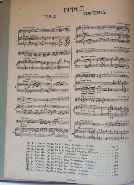 Beethoven, Ludwig van - Sonaten Violon a Piano (dva svazky)