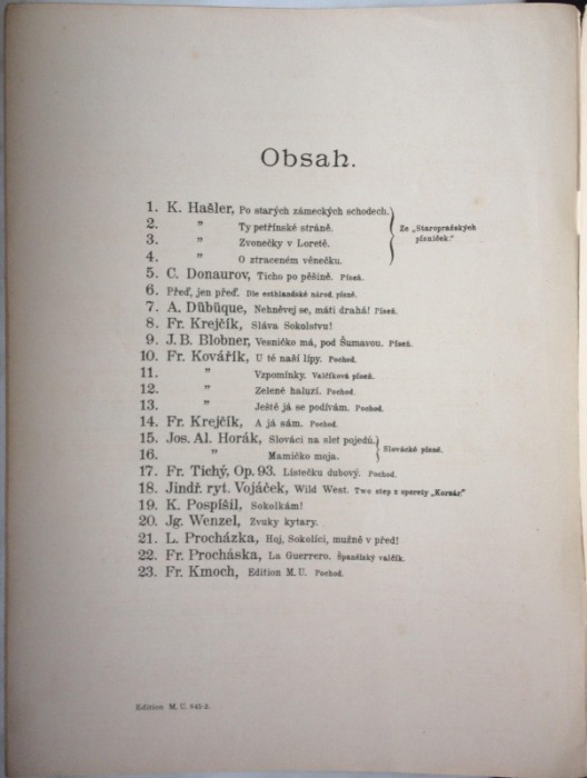 Kraus, E. - Album melodiíí - 23 oblíbených skladeb