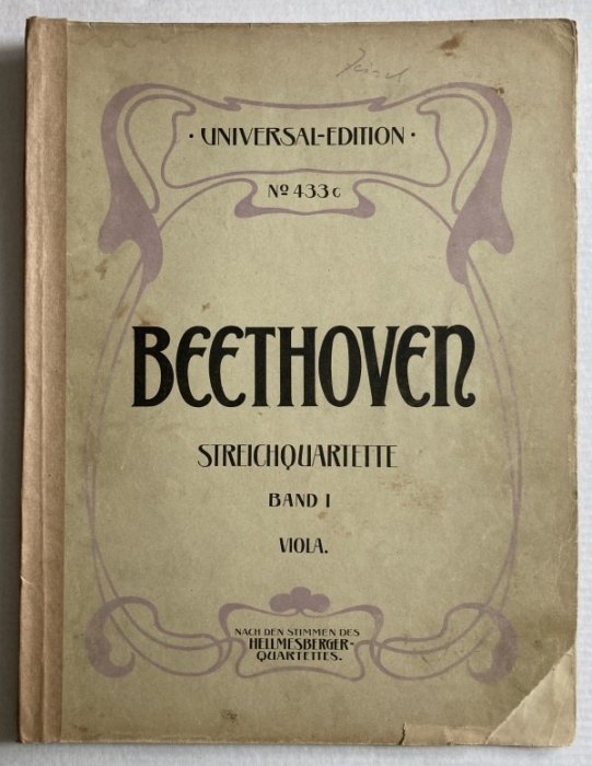 Beethoven, Ludwig van - Streichquartette Band I (4 svazky)