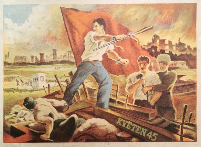 M.Kučera - Květen 1945 (litografie)