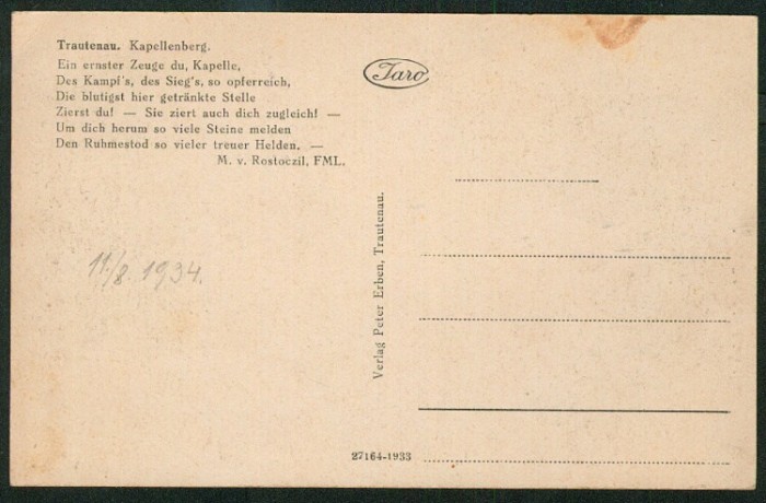 Trutnov / Trautenau - Kapellenberg