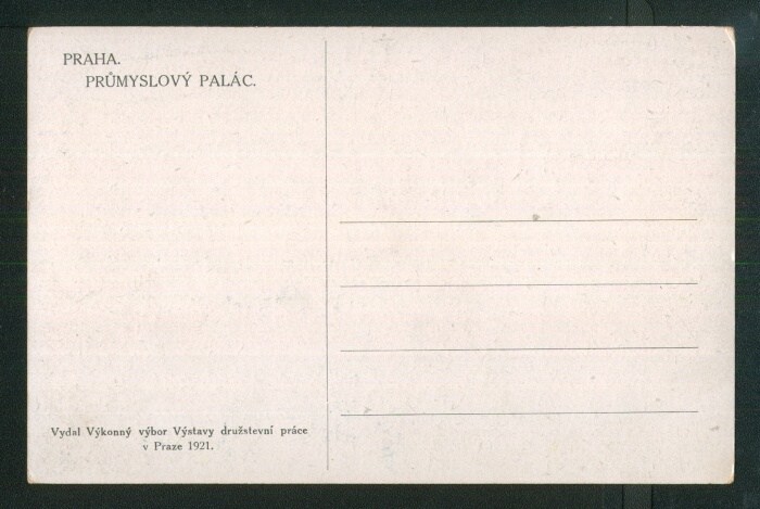 Praha - Výstava Družstevní práce 1921