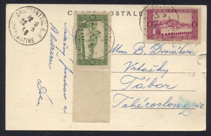 Alžírsko. Constantine. Vue Partielle